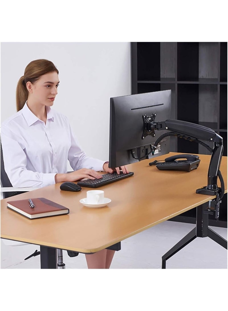 نورث بايو حامل شاشة F80 الاحترافي بمكبس غاز وحركة كاملة وارتفاع قابل للتعديل لشاشات LCD و LED من 17 حتى 27 بوصة - Image 4